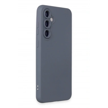 Mey İthalat®  Samsung Galaxy S24 Kılıf Nano içi Kadife Silikon - Gri