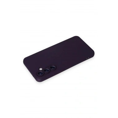 Mey İthalat®  Samsung Galaxy S24 Kılıf Nano içi Kadife Silikon - Mor