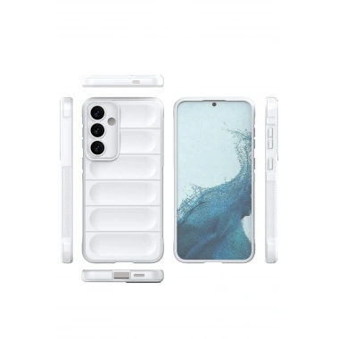 Mey İthalat®  Samsung Galaxy S24 Kılıf Optimum Silikon - Krem