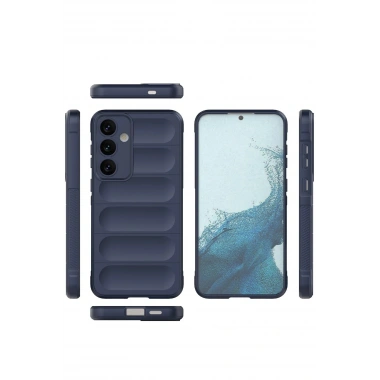 Mey İthalat®  Samsung Galaxy S24 Kılıf Optimum Silikon - Lacivert