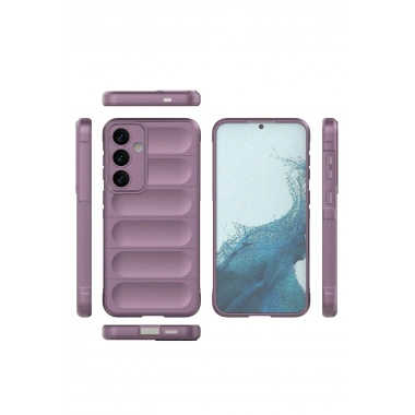 Mey İthalat®  Samsung Galaxy S24 Kılıf Optimum Silikon - Mor