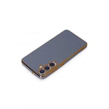 Mey İthalat®  Samsung Galaxy S24 Kılıf Volet Silikon - Mavi