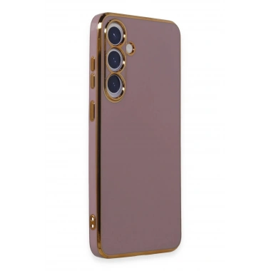 Mey İthalat®  Samsung Galaxy S24 Kılıf Volet Silikon - Mor