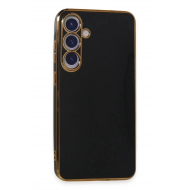 Mey İthalat®  Samsung Galaxy S24 Kılıf Volet Silikon - Siyah