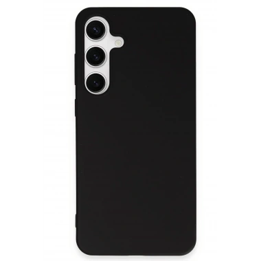 Mey İthalat®  Samsung Galaxy S24 Plus Kılıf First Silikon - Siyah