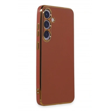 Mey İthalat®  Samsung Galaxy S24 Plus Kılıf Volet Silikon - Kırmızı