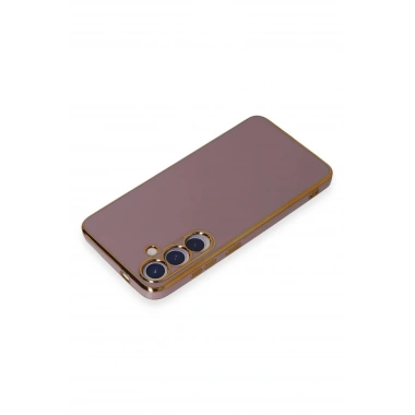 Mey İthalat®  Samsung Galaxy S24 Plus Kılıf Volet Silikon - Mor