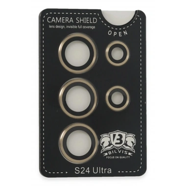 Mey İthalat®  Samsung Galaxy S24 Ultra Bilvis Titan Kamera Lens - Gold