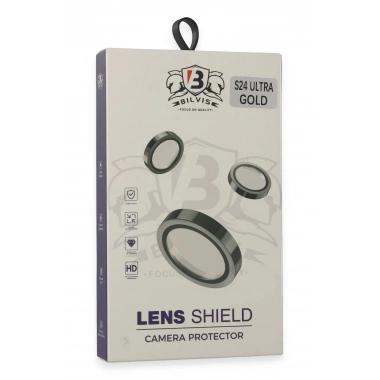 Mey İthalat®  Samsung Galaxy S24 Ultra Bilvis Titan Kamera Lens - Gold