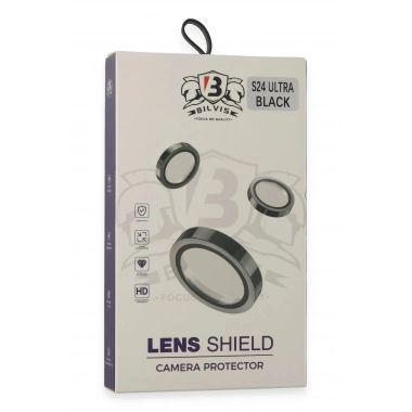 Mey İthalat®  Samsung Galaxy S24 Ultra Bilvis Titan Kamera Lens - Siyah