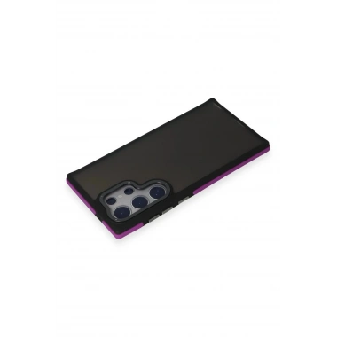 Mey İthalat® Samsung Galaxy S24 Ultra Harvel Kapak - Derin Mor