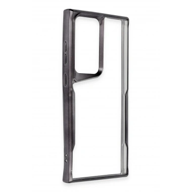 Mey İthalat®  Samsung Galaxy S24 Ultra Kılıf Boyi Silikon Kapak - Siyah