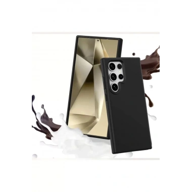 Mey İthalat®  Samsung Galaxy S24 Ultra Kılıf First Silikon - Koyu Yeşil