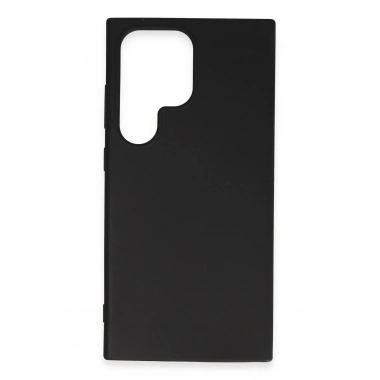 Mey İthalat®  Samsung Galaxy S24 Ultra Kılıf First Silikon - Siyah