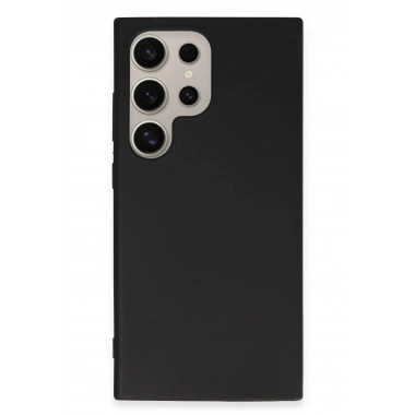 Mey İthalat®  Samsung Galaxy S24 Ultra Kılıf First Silikon - Siyah