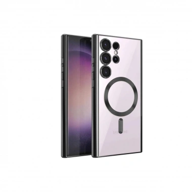 Mey İthalat®  Samsung Galaxy S24 Ultra Kılıf Kross Magneticsafe Kapak - Siyah