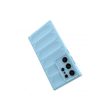 Mey İthalat®  Samsung Galaxy S24 Ultra Kılıf Optimum Silikon - Sky Blue