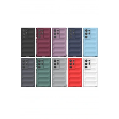 Mey İthalat®  Samsung Galaxy S24 Ultra Kılıf Optimum Silikon - Sky Blue