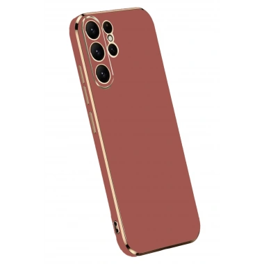 Mey İthalat®  Samsung Galaxy S24 Ultra Kılıf Volet Silikon - Kırmızı