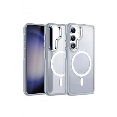 Mey İthalat® Samsung Galaxy S24 Winner Magsafe Kapak - Gri
