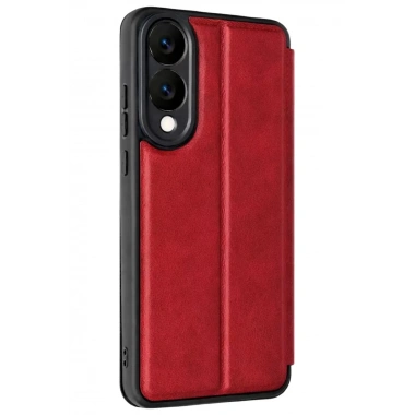 Mey İthalat®  Samsung Galaxy S25 Edge Flip Cover - Kırmızı