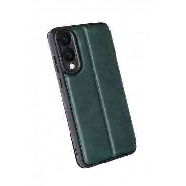 Mey İthalat® Samsung Galaxy S25 Edge Flip Cover - Koyu Yeşil