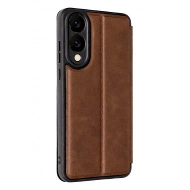 Mey İthalat®  Samsung Galaxy S25 Edge Flip Cover - Taba