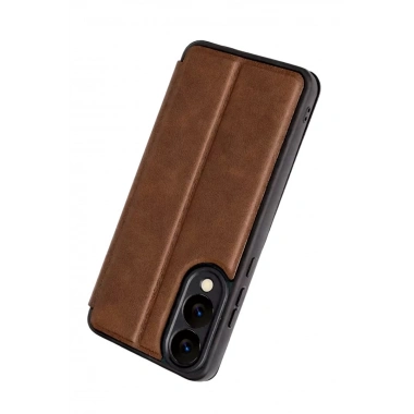 Mey İthalat®  Samsung Galaxy S25 Edge Flip Cover - Taba