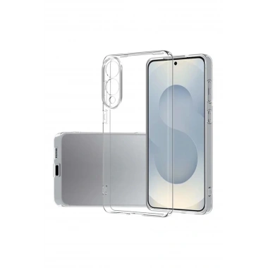 Mey İthalat®  Samsung Galaxy S25 Edge Kılıf Lüx Şeffaf Silikon