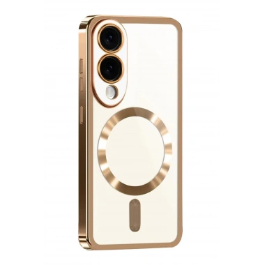 Mey İthalat®  Samsung Galaxy S25 Edge Kross Magneticsafe Kapak - Çöl Titanyum