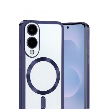 Mey İthalat®  Samsung Galaxy S25 Edge Kross Magneticsafe Kapak - Lacivert