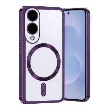 Mey İthalat®  Samsung Galaxy S25 Edge Kross Magneticsafe Kapak - Mor