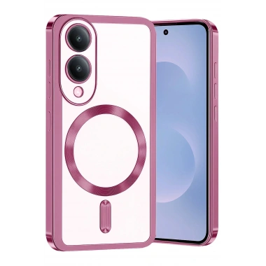 Mey İthalat®  Samsung Galaxy S25 Edge Kross Magneticsafe Kapak - Rose