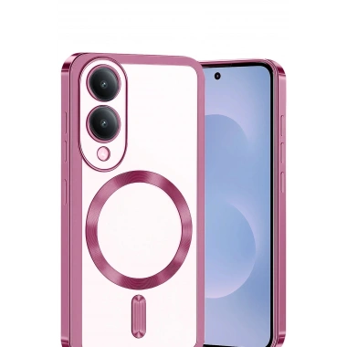 Mey İthalat®  Samsung Galaxy S25 Edge Kross Magneticsafe Kapak - Rose