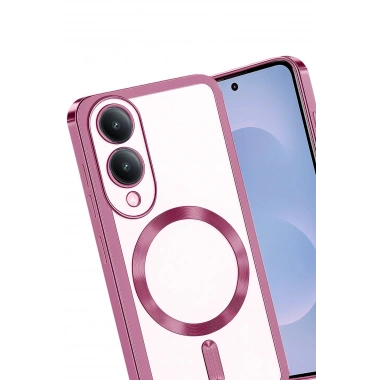 Mey İthalat®  Samsung Galaxy S25 Edge Kross Magneticsafe Kapak - Rose