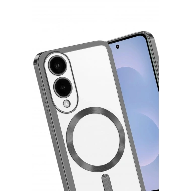 Mey İthalat®  Samsung Galaxy S25 Edge Kross Magneticsafe Kapak - Titan Gri