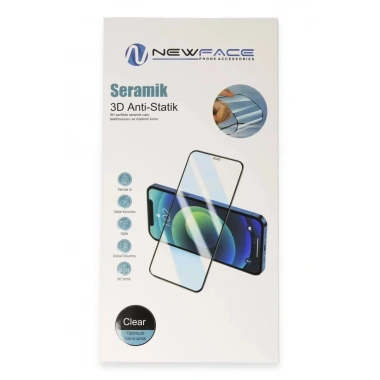 Mey İthalat®  Samsung Galaxy S25 FE 3D Antistatik Seramik Nano Ekran Koruyucu - Siyah