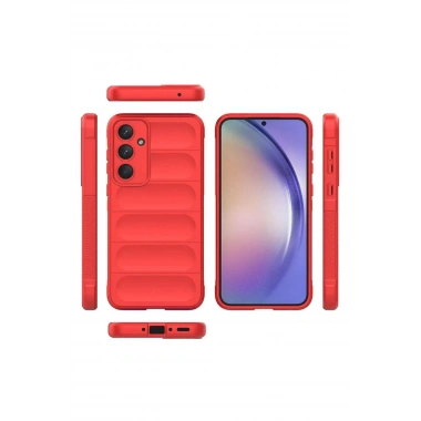 Mey İthalat®  Samsung Galaxy S25 FE Optimum Silikon - Kırmızı