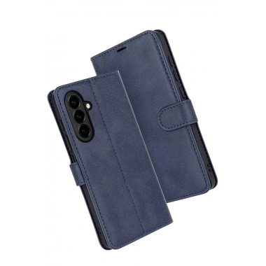 Mey İthalat®  Samsung Galaxy S25 FE Trend S Plus Kapaklı Kılıf - Lacivert