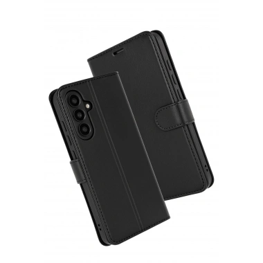 Mey İthalat®  Samsung Galaxy S25 FE Trend S Plus Kapaklı Kılıf - Siyah