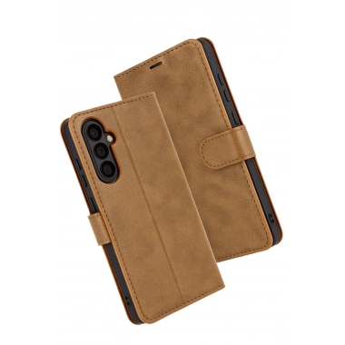 Mey İthalat®  Samsung Galaxy S25 FE Trend S Plus Kapaklı Kılıf - Taba