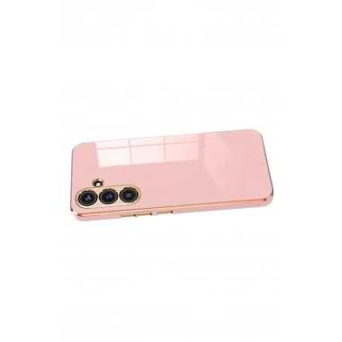 Mey İthalat®  Samsung Galaxy S25 FE Volet Silikon - Pembe