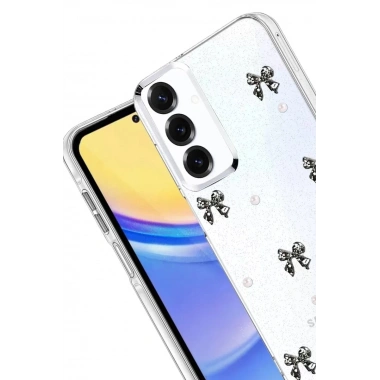 Mey İthalat®  Samsung Galaxy S25 Fiyonk Desenli Kapak - Desen 8