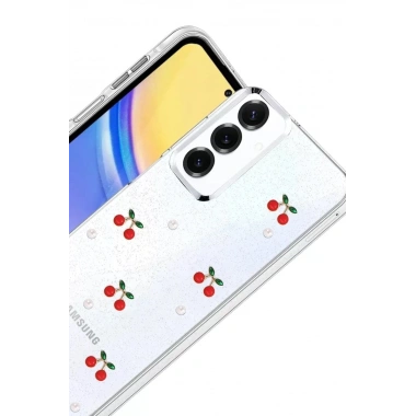Mey İthalat®  Samsung Galaxy S25 Fiyonk Desenli Kapak - Desen 9