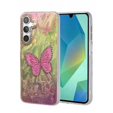 Mey İthalat®  Samsung Galaxy S25 Kılıf Blade Aynalı Desenli Kapak - Desen 5