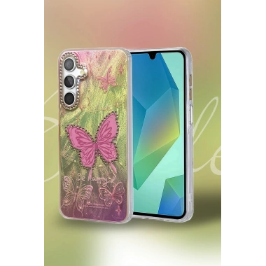 Mey İthalat®  Samsung Galaxy S25 Kılıf Blade Aynalı Desenli Kapak - Desen 8