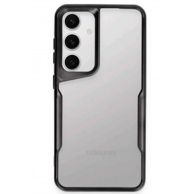 Mey İthalat®  Samsung Galaxy S25 Kılıf Boyi Silikon Kapak - Siyah