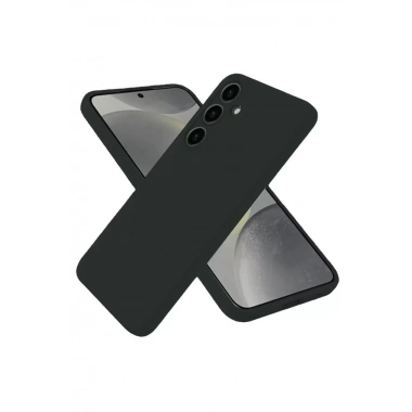 Mey İthalat®  Samsung Galaxy S25 Plus Kılıf Nano içi Kadife Silikon - Siyah