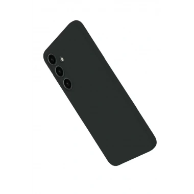 Mey İthalat®  Samsung Galaxy S25 Plus Kılıf Nano içi Kadife Silikon - Siyah