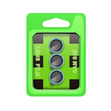 Mey İthalat® Samsung Galaxy S25 Raze Metal Kamera Lens - Mavi